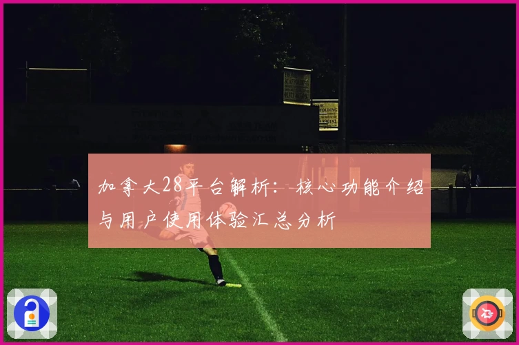 加拿大28平台解析：核心功能介绍与用户使用体验汇总分析